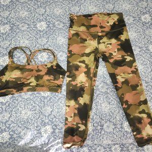 Gap fit activewear camo set